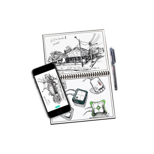 Elfinbook2.0可重复书写笔记本与手机App结合电子智能创意笔记本礼物 商品图5