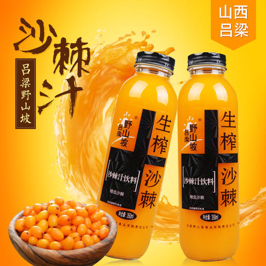 【优选】吕梁野山坡沙棘汁350ml*8瓶