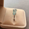 高冰种翡翠戒指18k白金钻石镶嵌 商品缩略图3