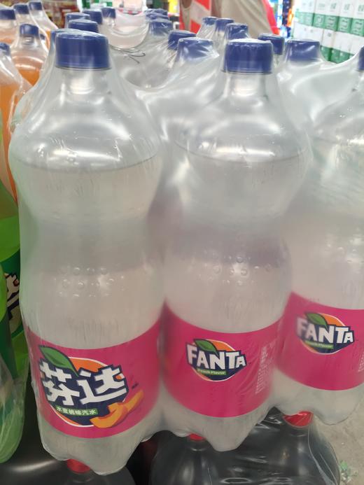 芬达水蜜桃味2升*6瓶/箱(21年2月)