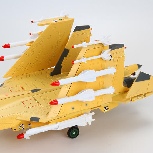 歼15战斗机飞机模型黄色黄皮辽宁号航空母舰舰载机航模军事模型 商品图4