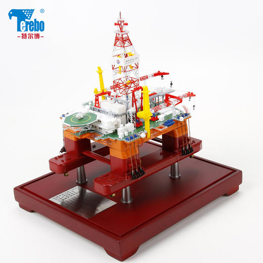 特尔博-长春航展、九三阅兵纪念品 1:700海洋石油981深水半潜式钻井平台模型丨合金仿真模型丨收藏精品丨送礼佳品丨家居摆件 商品图0