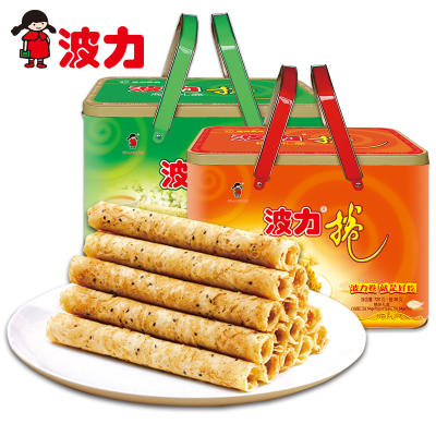 【9.10直播】720g波力卷精品礼盒装（鸡蛋味/海苔味）香酥可口蛋香味 商品图0