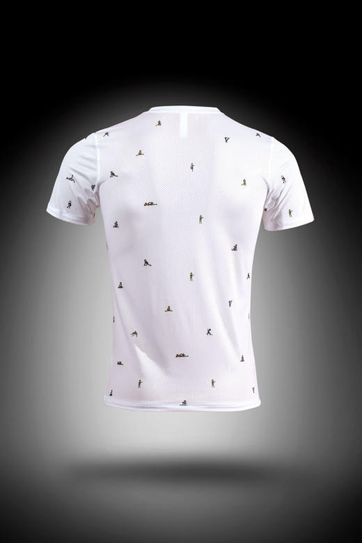 严素跑步TEE,拉伸复刻,男款,轻量 短袖T恤 速干快干 ,透气,严素态度 商品图1