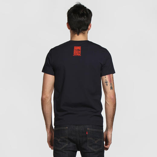 【19.9元1件】自由基地男薄款圆领T恤高街t恤男短袖潮流夏季越野男装打底衫 商品图3