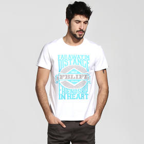 【19.9元1件】自由基地男薄款圆领T恤高街t恤男短袖潮流夏季越野男装打底衫