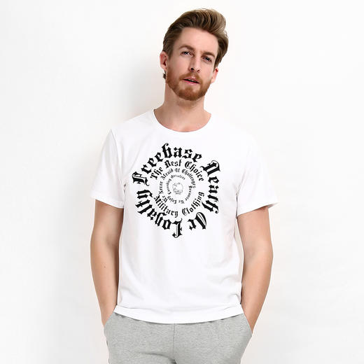 【19.9元1件】自由基地男简约百搭圆领T恤潮流t恤男短袖韩版夏季越野男装t 商品图3