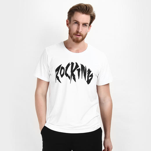 【19.9元1件】自由基地男拼接撞色圆领T恤街头 t恤 男 嘻哈风夏季越野男装t 商品图2