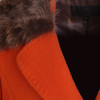 乔万尼冬季女装时尚宽松显瘦保暖中长款修身毛呢大衣E134A686201 商品缩略图4