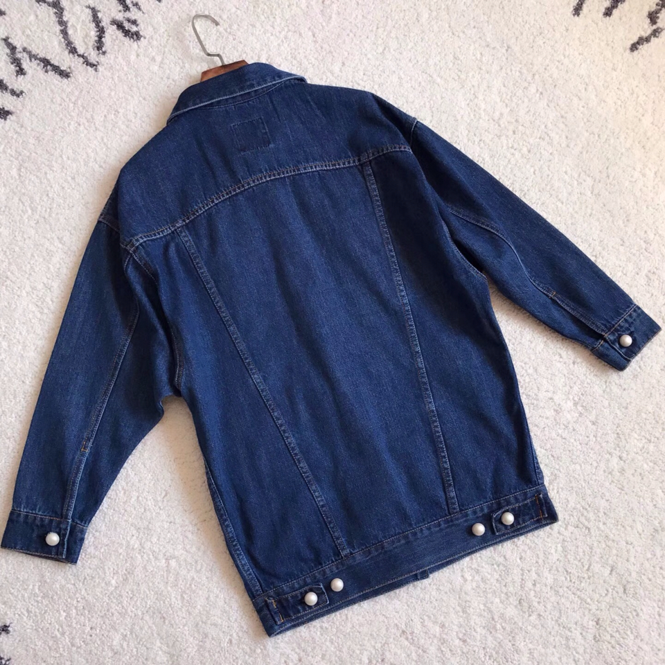 pinko大珍珠牛仔外套