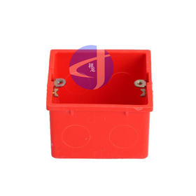 86*38 红色线盒  商品代码96060