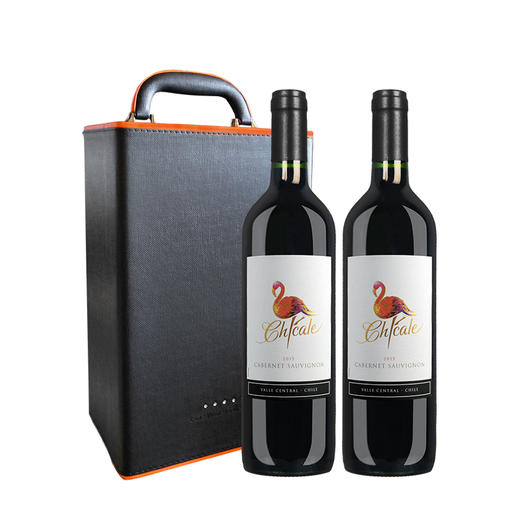 智利中央山谷赤霞珠葡萄酒 750ML 双支装/六支装送高档皮盒 商品图0