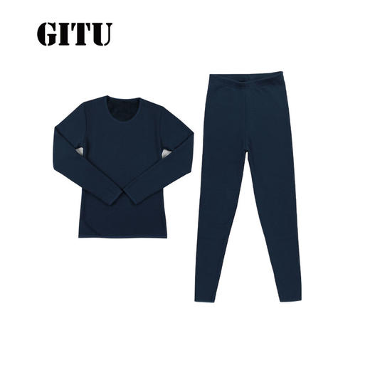 暖冬内贴松紧带保暖套装【GITU/吉图】 商品图2