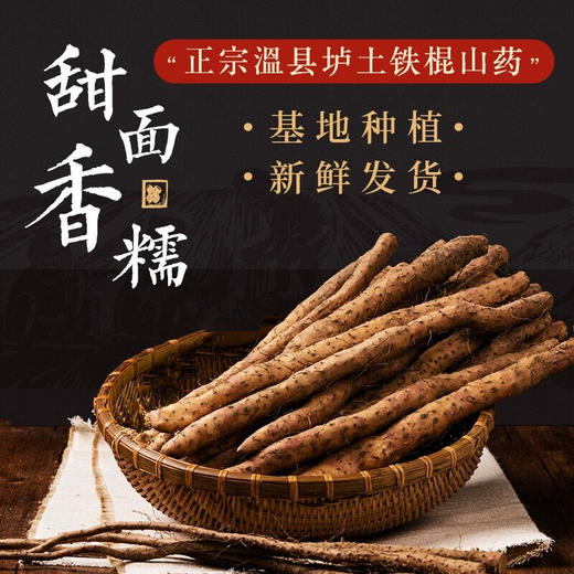 垆土铁棍山药约4.8斤家庭装  产地直发 商品图6