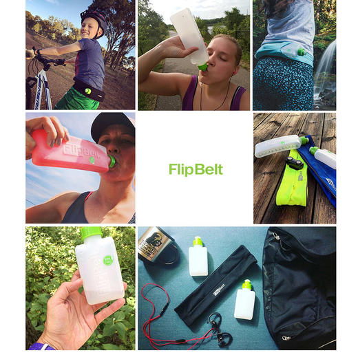 美国 Flipbelt 运动腰包 可配水壶 跑步装备 多功能户外健身隐形腰带 商品图8