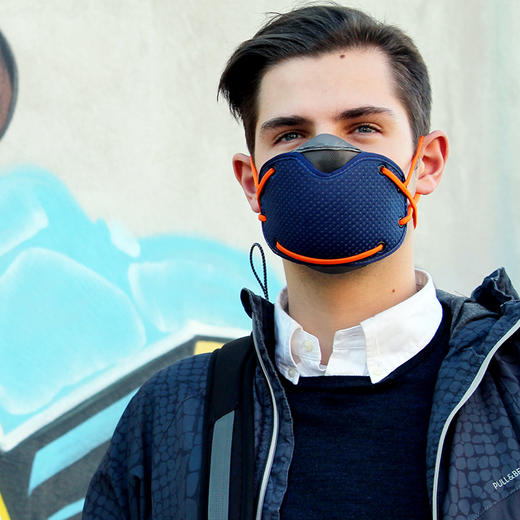 意大利原装进口Banale时尚双层防雾霾口罩 防尘防PM2.5|滤芯可更换 商品图3