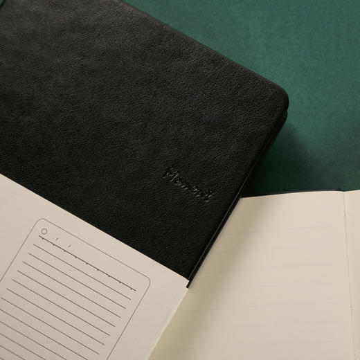读者·书房“moment”黑色皮面通款笔记本（C6\C7 两种尺寸） 商品图4