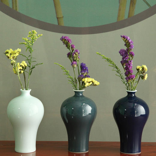 瑞和丨景德镇花器 瓷器 梅瓶 三色可选 商品图4