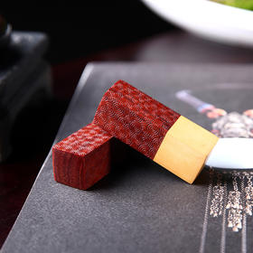 【青山特惠】小叶紫檀云纹印章  s56