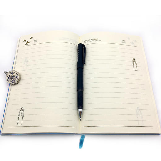 阿语效率工作手册 | 仿皮封面笔记本，内附基础常识，精美插图 商品图3