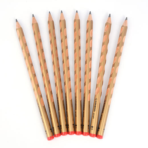 德国进口思笔乐322hb洞洞铅笔8支套装赠送专用转笔刀橡皮