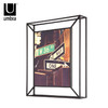 umbra创意立体矩形相框欧式简约全玻璃画框 金属摆台不规则相片架 商品缩略图1