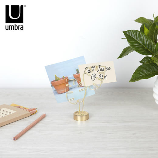 Umbra创意时尚叶子相架桌面台式照片夹办公留言夹便签夹相框摆台 商品图1