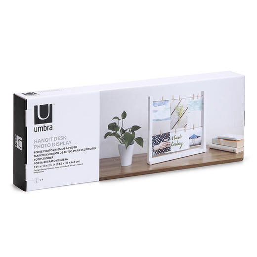 umbra创意台式组合相框 卧室客厅晾衣绳画框 桌面不规则组合相架 商品图4