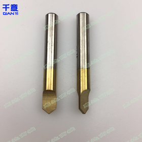 钻石金色铣刀120度