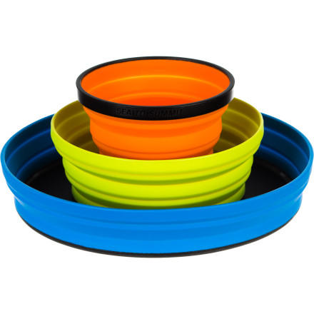 海峰 碟、碗、杯 折叠餐具套装 （SeaTo Summit X-SET3） 商品图0