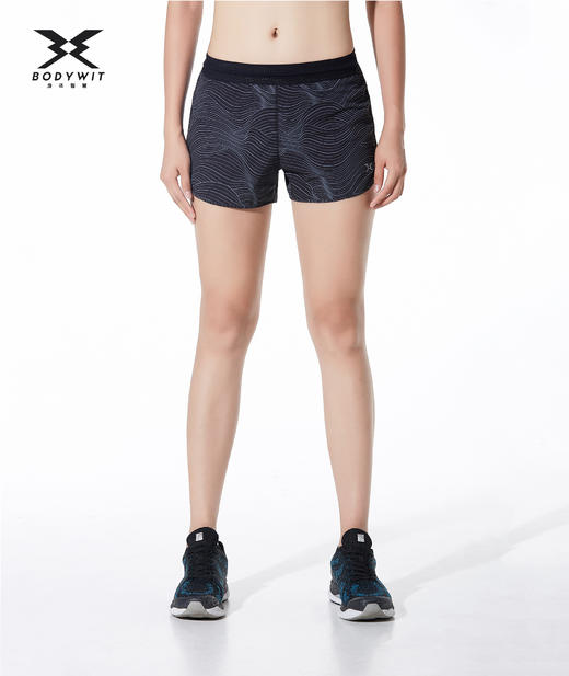  BODYWIT(身体智慧）WIT.极女跑步短裤 商品图0