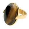 北京仓｜Dyrberg Kern-Mattie-虎眼石 戒指［丹麦设计师］ 商品缩略图1