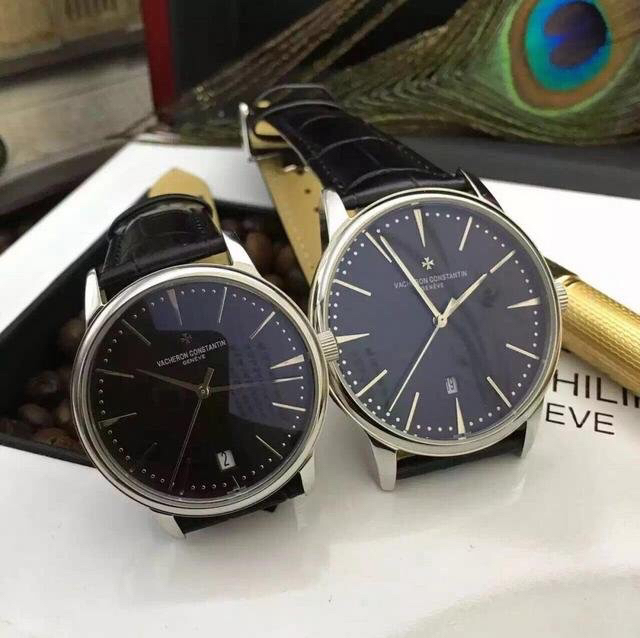vacheron constantin江诗丹顿情侣进口机械腕表