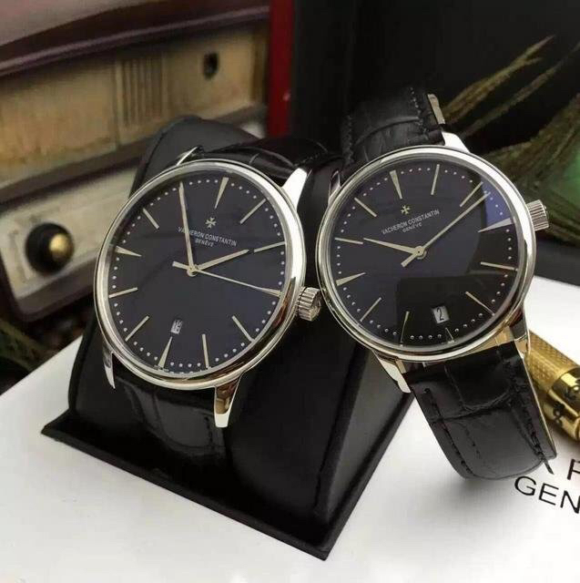 vacheron constantin江诗丹顿情侣进口机械腕表
