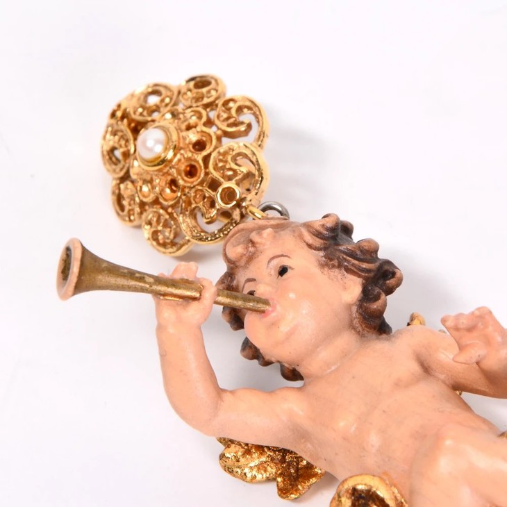 5新】dolce&gabbana 巴洛克小天使耳夹