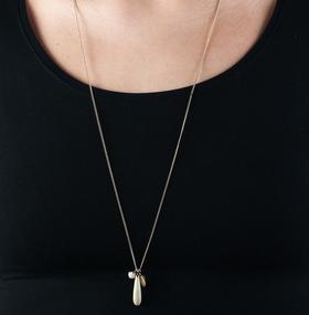 北京仓｜Dyrberg Kern-Lennox-汉白玉 项链［丹麦设计师］