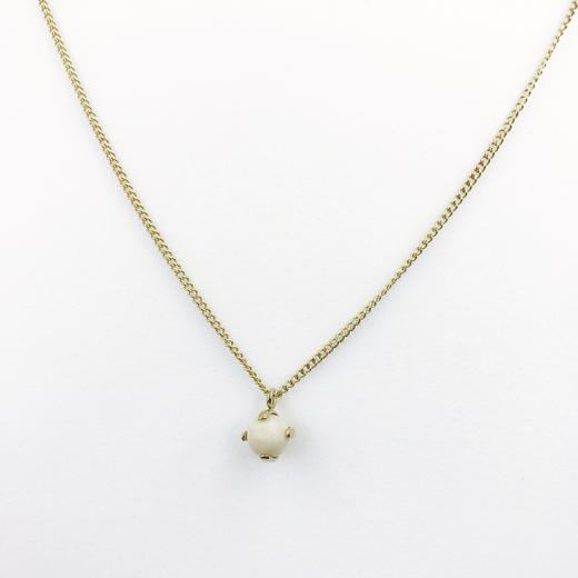 北京仓｜Dyrberg Kern-Debra- 汉白玉 项链［丹麦设计师］ 商品图1