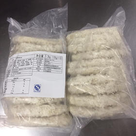 快餐汉堡原料裹粉猪排1kg  10片装