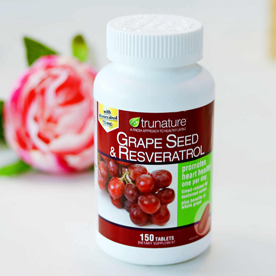抗氧化抗衰老 · 美国trunature葡萄籽含白藜芦醇,抚平细纹,白皙肌肤