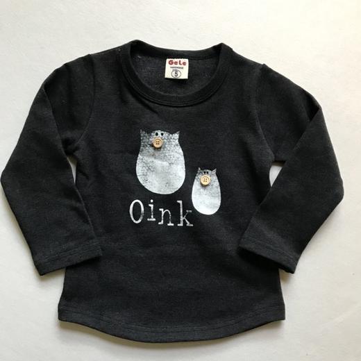 【90-130cm 厚棉打底衫 T】恤衫  猫头鹰印花 五色可选 囤好 别客气 商品图3