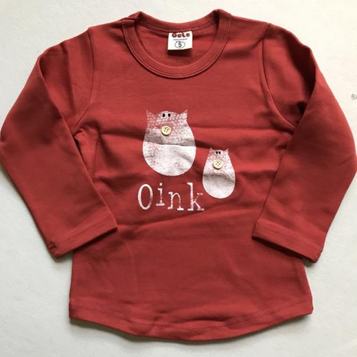 【90-130cm 厚棉打底衫 T】恤衫  猫头鹰印花 五色可选 囤好 别客气 商品图5