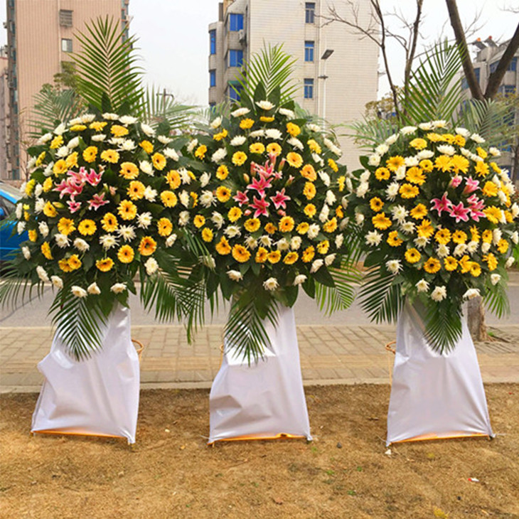 祭祀丧事菊花花篮扫墓祭奠追悼念鲜花速递同城清明节重阳节祭祖