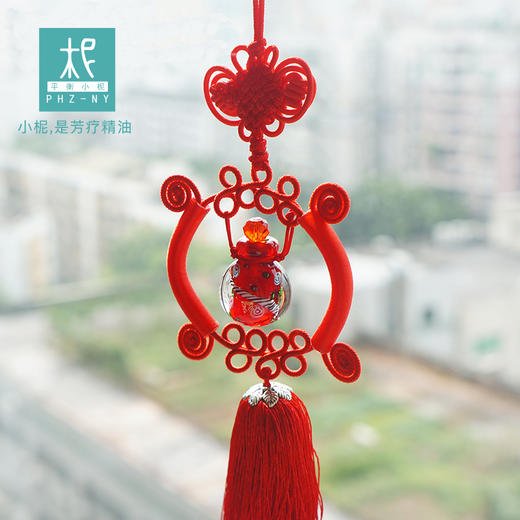 平衡小柅 出入平安 琉璃车挂 汽车挂饰 挂件 扩香养护 商品图2
