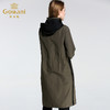 乔万尼春装中长款连帽棉风衣外套EB3A317 商品缩略图3