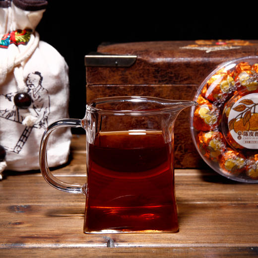 普洱茶熟茶新会陈皮小沱茶 迷你沱230g盒装 商品图4