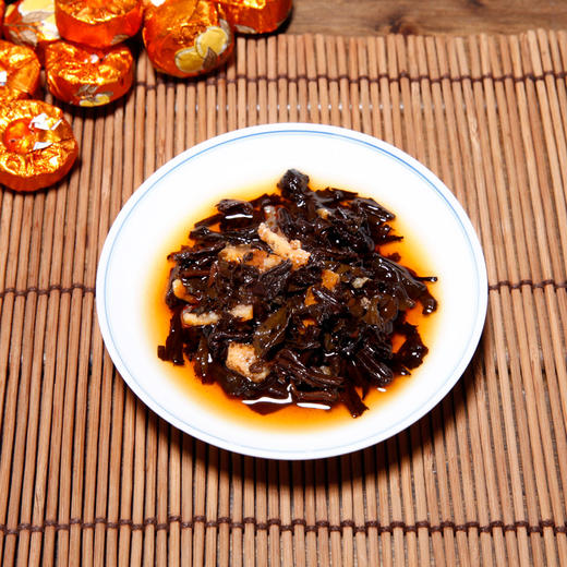 普洱茶熟茶新会陈皮小沱茶 迷你沱230g盒装 商品图2