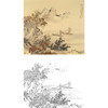 李子牧工笔山水白描底稿-斗方小品册页-SV02 商品缩略图0