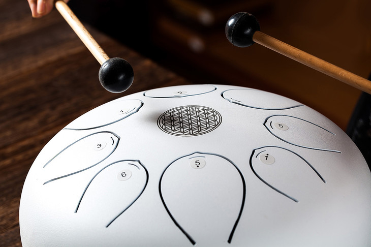 五音无忧鼓白色wuyougu25厘米