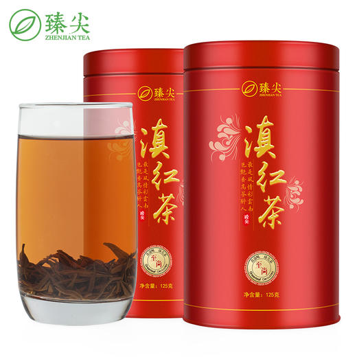 【臻尖-至尚】新茶凤庆滇红金丝单芽工夫红茶125g*2罐 商品图5