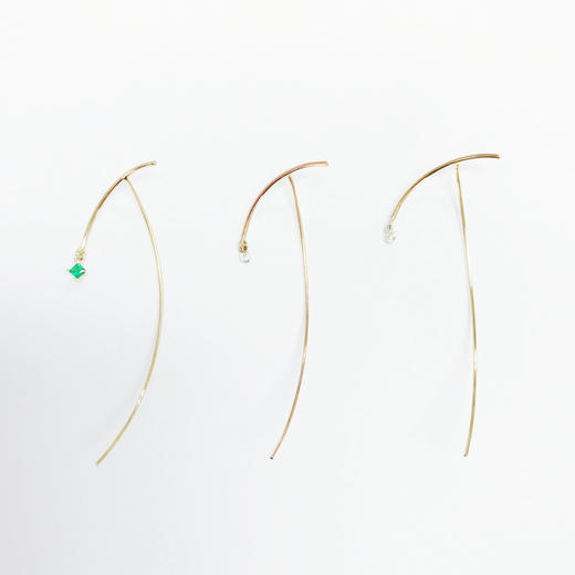 北京仓｜Tara 4779-ARC-天然钻石 耳环（玫瑰金色）［美国设计师］ 商品图3